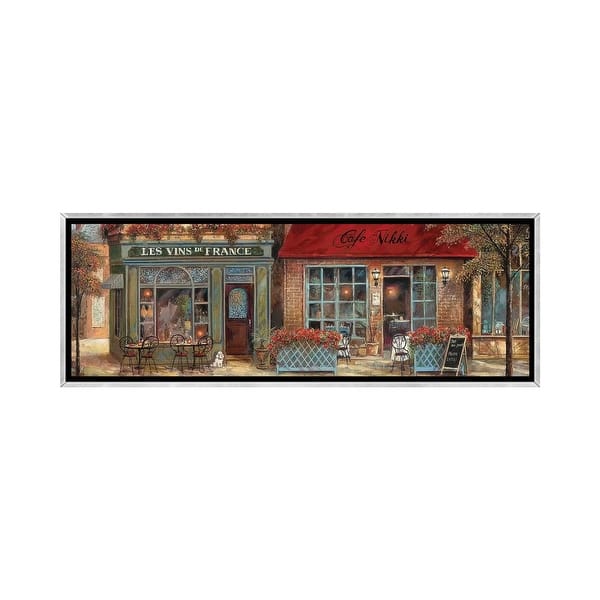 slide 2 of 9, iCanvas "L'Ambiance I" by Ruane Manning Framed