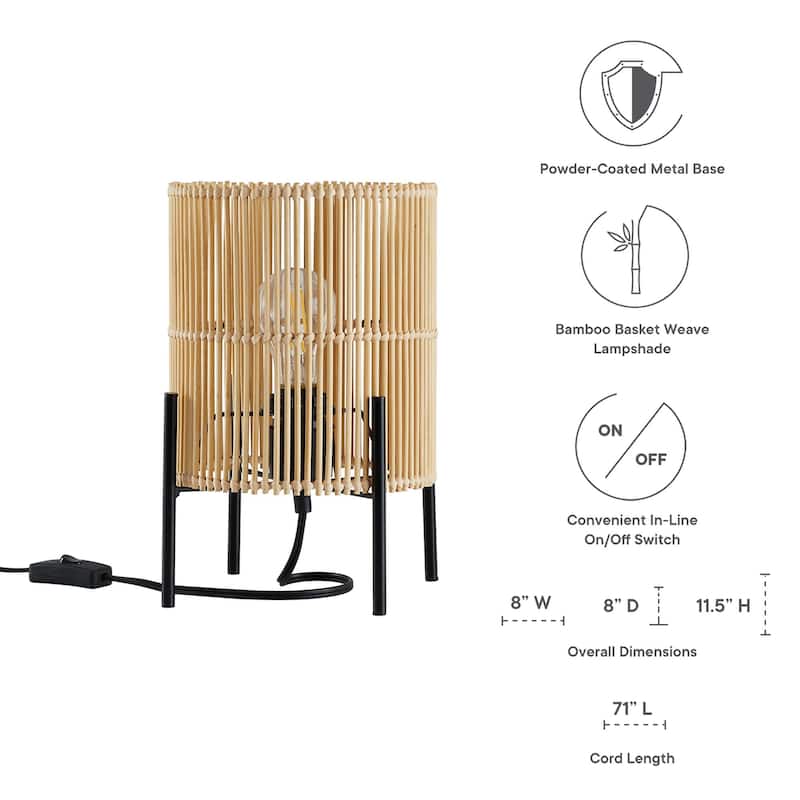 Casen Bamboo Table Lamp