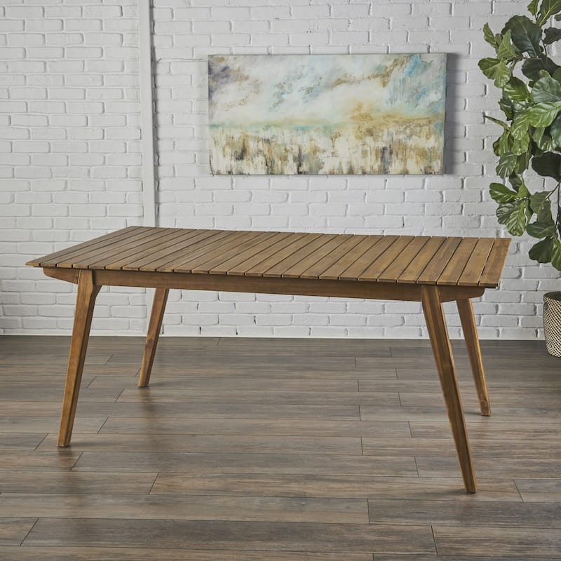 Outdoor Solid Wood Dining Table - Teak