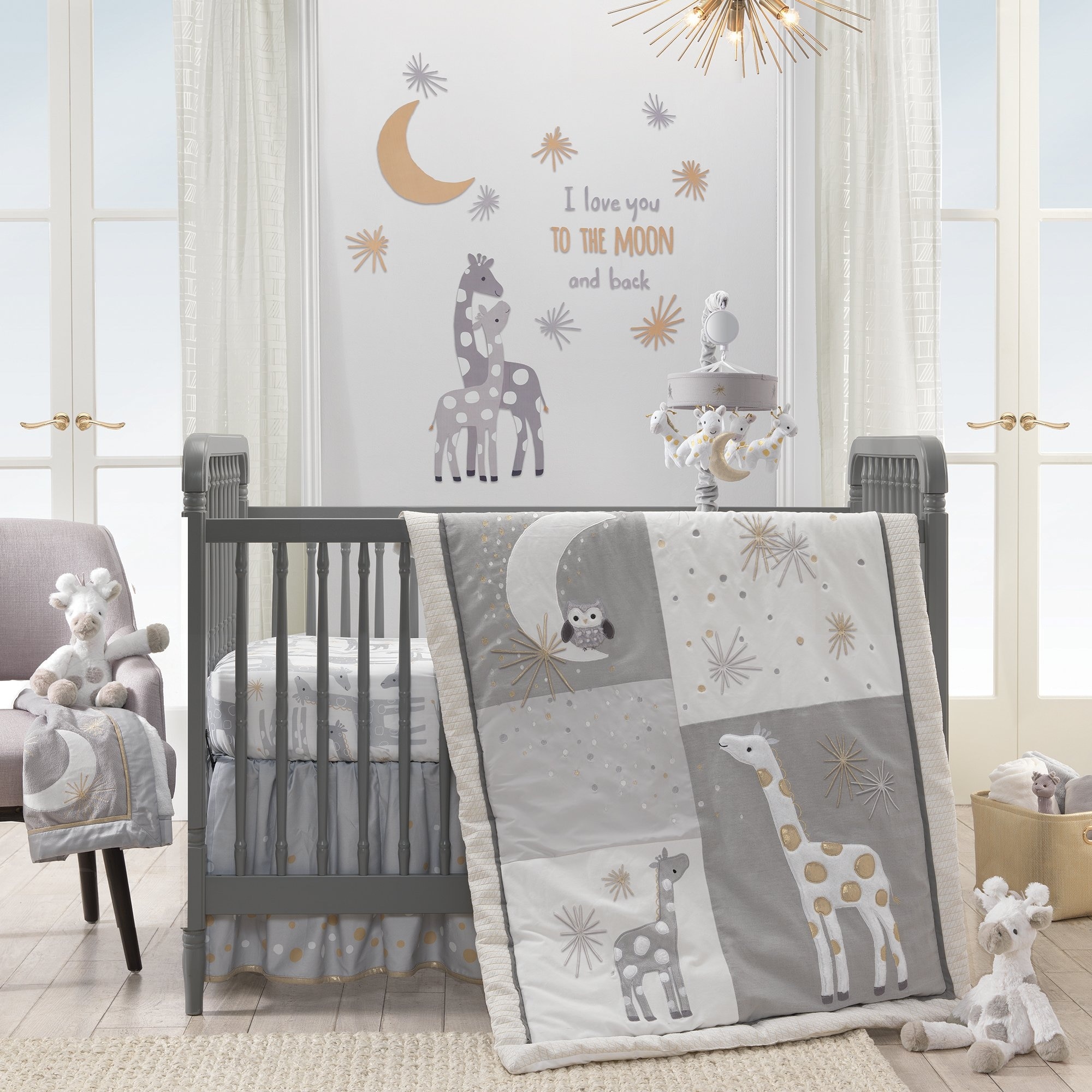 moon and star baby bedding crib sets