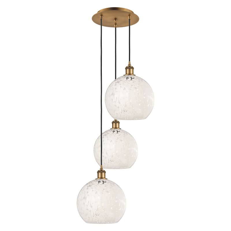 Innovations Lighting 113B-3P-11-17 White Mouchette Pendant White
