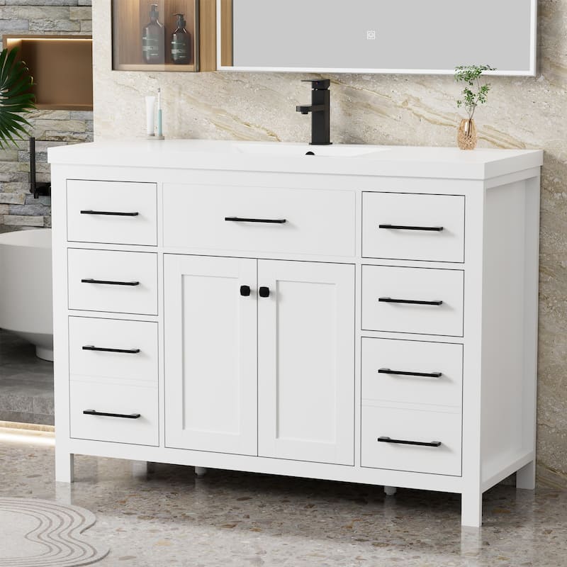 Sink Bathroom Vanity with Counter top Set