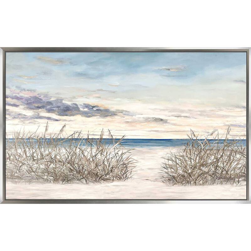 "Windy Beaches" Print on Floating Canvas