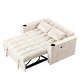 preview thumbnail 22 of 39, 55" Multi-functional Velvet Sofa Bed with Cup Holder and USB Port for Living Room