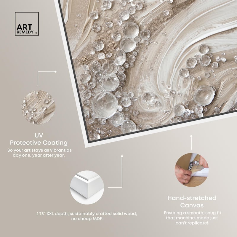 Viscous Veils III Canvas by Art Remedy