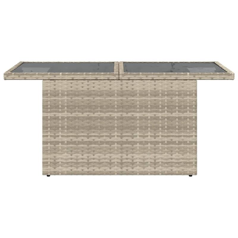 vidaXL Garden Table Light Gray - 21.7 x 39.4 x 28.7 in