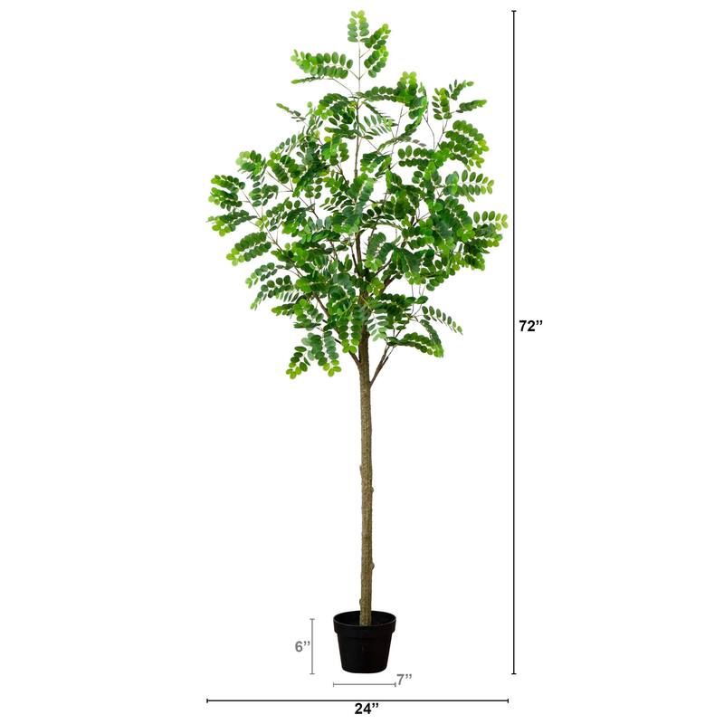 6' Artificial Greco Citrus Tree with Real Touch Leaves - Green
