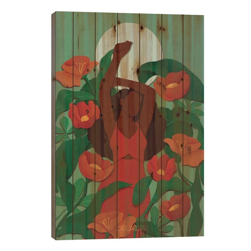 Found Freedom 'Cool' Print On Wood by Taku Creates - Multi-Color - 40x26x1.5