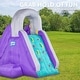 preview thumbnail 8 of 14, Sunny & Fun Compact Inflatable Water Slide Park with Climbing Wall, Slide & Small Pool