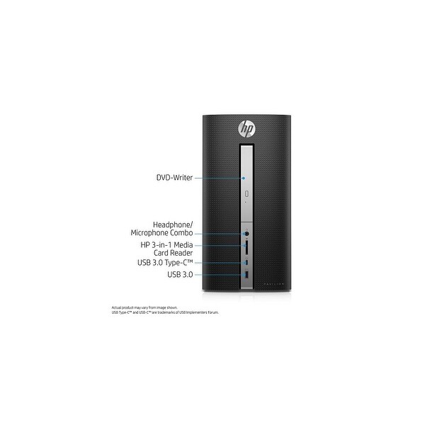 HP Pavilion Desktop - 570-p010 Desktop Computer