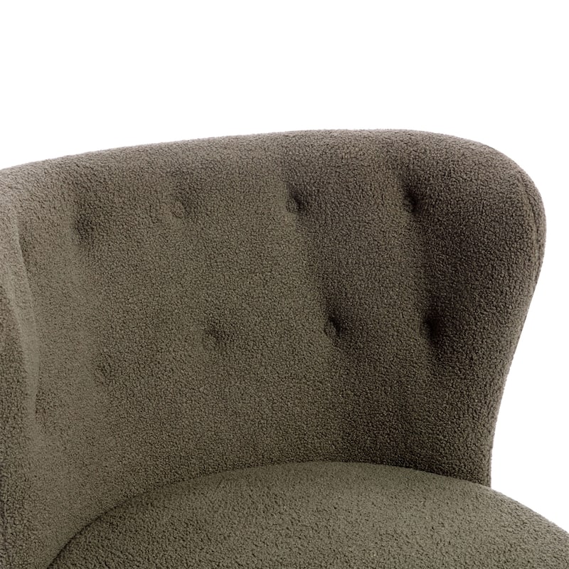 Merax Accent Chair, Upholstered Armless Chair