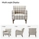 preview thumbnail 35 of 43, HULALA HOME Mandan 29.5" Wide Farmhouse Accent Armchair with Solid Wood Legs