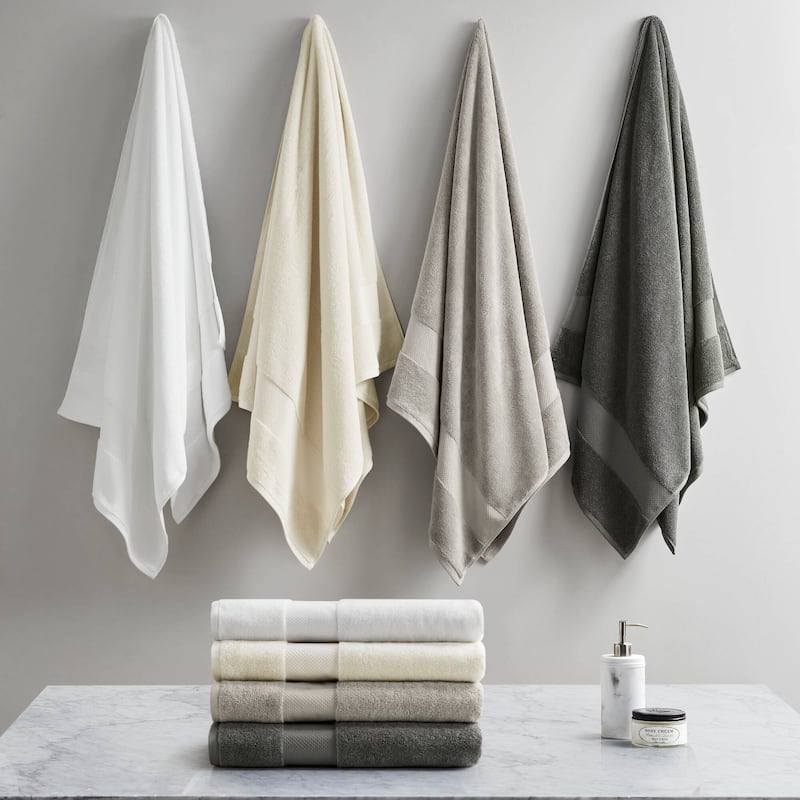 Madison Park Signature Turkish 100% Cotton Bath Sheet 2 Piece Set