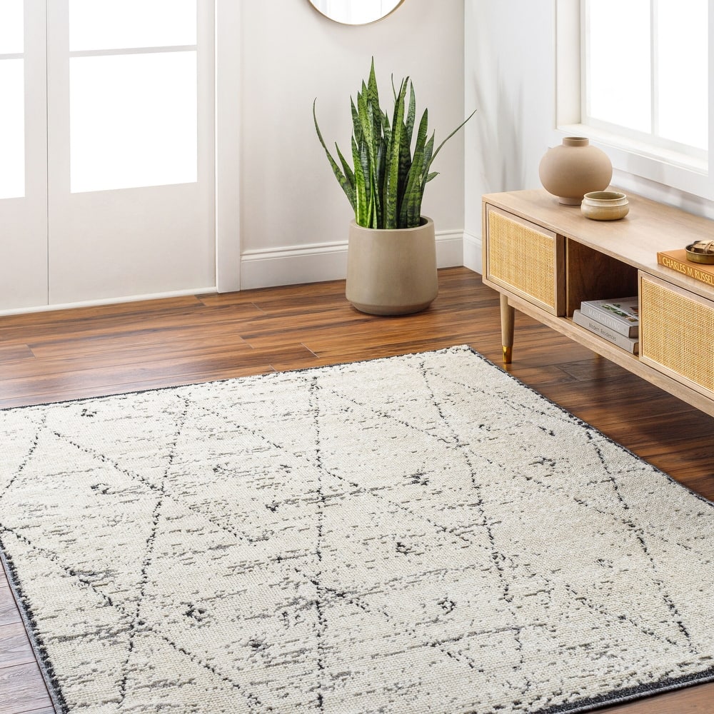 Livabliss Casual La Boheme Diamond Area Rug