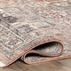 preview thumbnail 9 of 7, Nuloom Faded Medallion Fringe Area Rug