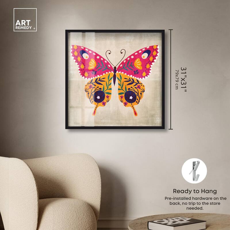 Butterfly Wings II Shadowbox by Art Remedy
