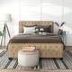 preview thumbnail 7 of 10, Furniture of America Tilly Button Tufted Fabric Upholstered Bed