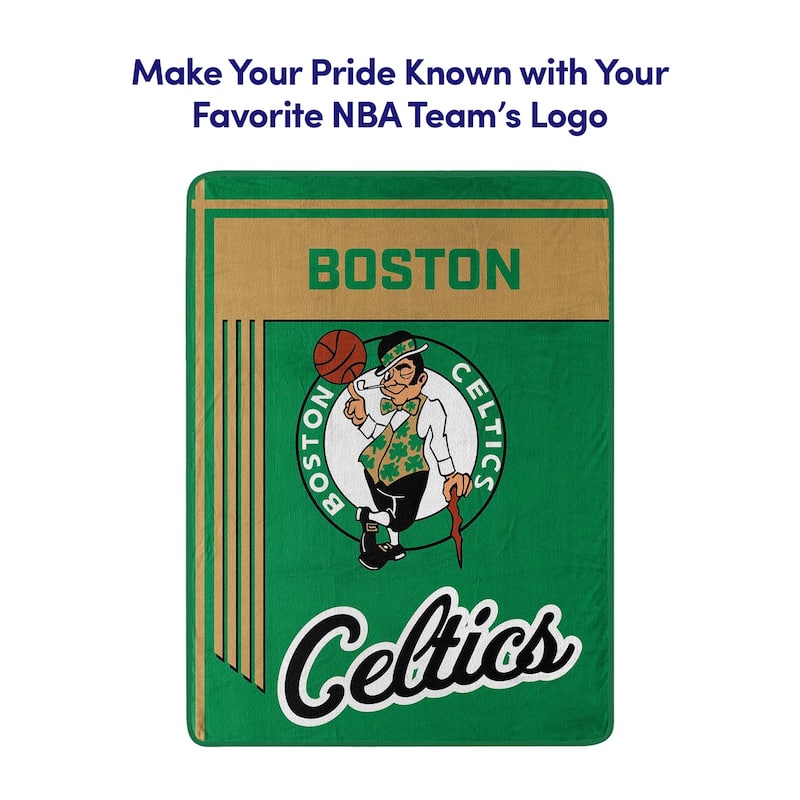 NBA Boston Celtics 46" x 60" Microfiber Throw Blanket