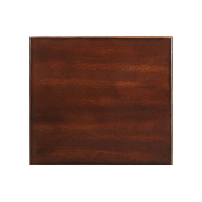 HomeRoots 24" Walnut Manufactured Wood Rectangular End Table With Drawer And Shelf - 22