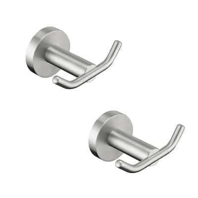 Wall Mounted 2 in 1 Towel Hook Robe Hook(set of 2)