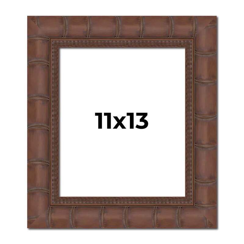 11x13 Frame Pewter Solid Wood Picture Frame Width 1.625 Inches | Interior Frame Depth 0.6875 Inches