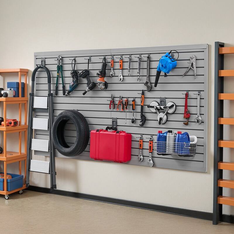 PVC Garage Slat Wall Panel with Modular Design and Suitable for Both Indoor and Outdoor Use