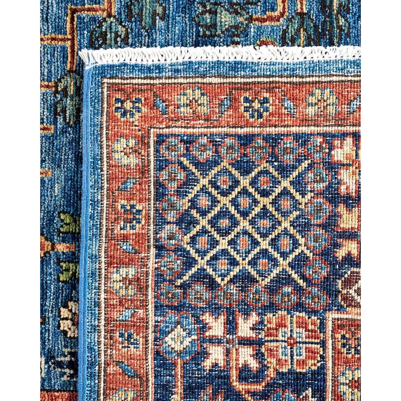 Serapi One-of-a-Kind Hand-Knotted Area Rug - Light Blue, 7' 10" x 10' 0" - 7' 10" x 10' 0"