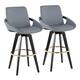 Option Grey Faux Leather
