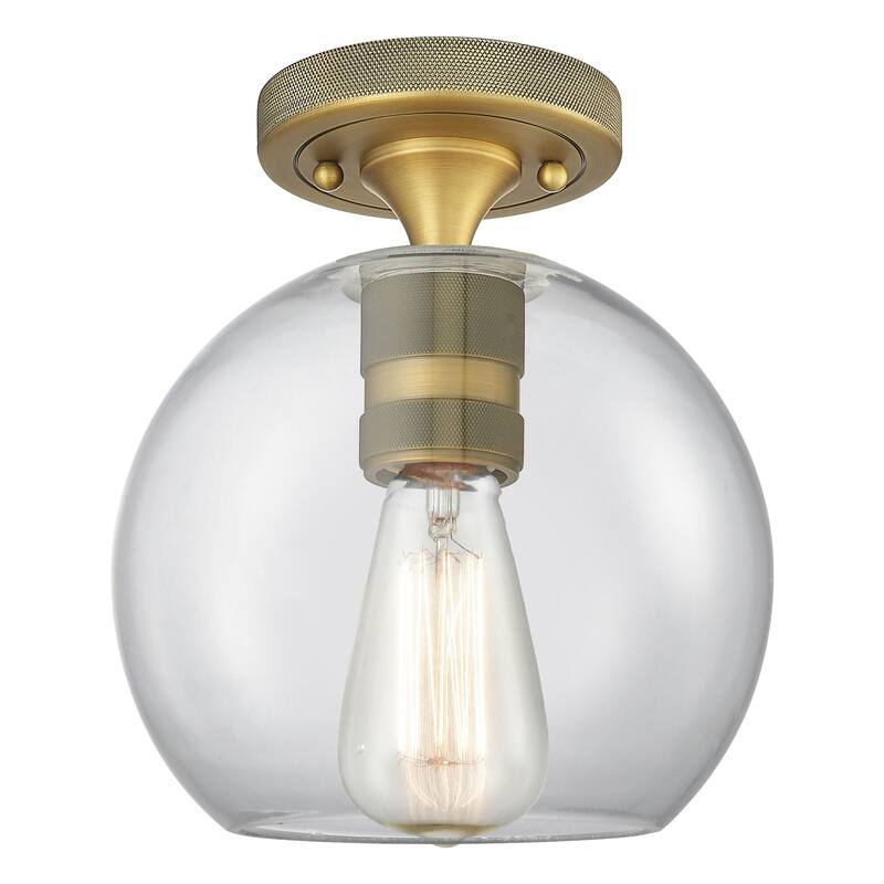 Innovations Lighting Downtown Urban - Crown Point - 1 Light 8" Athens Flush Mount Light