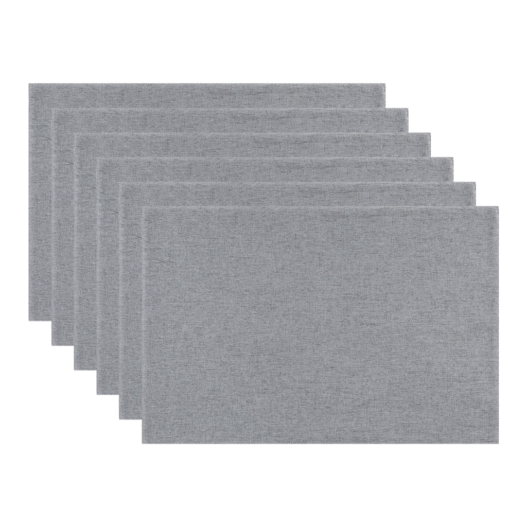 Placemats Set of 6 Polyester Placemats for Kitchen Dining Table Decor Heat Resistant Table Placemats Table Mat - 18*12in