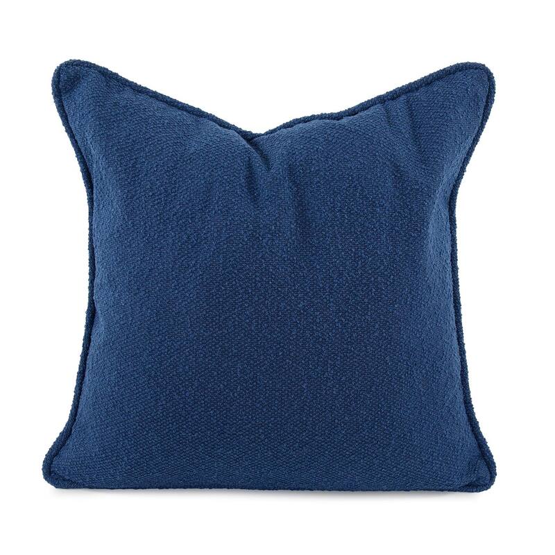 Allan Andrews Indoor/Outdoor 24" Square Accent Pillow with Cover, Alicante Collection - Indigo