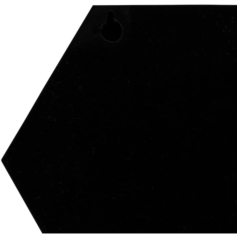 Livabliss Falak Modern Geometric Hexagons Mirror - 11"H x 35"W