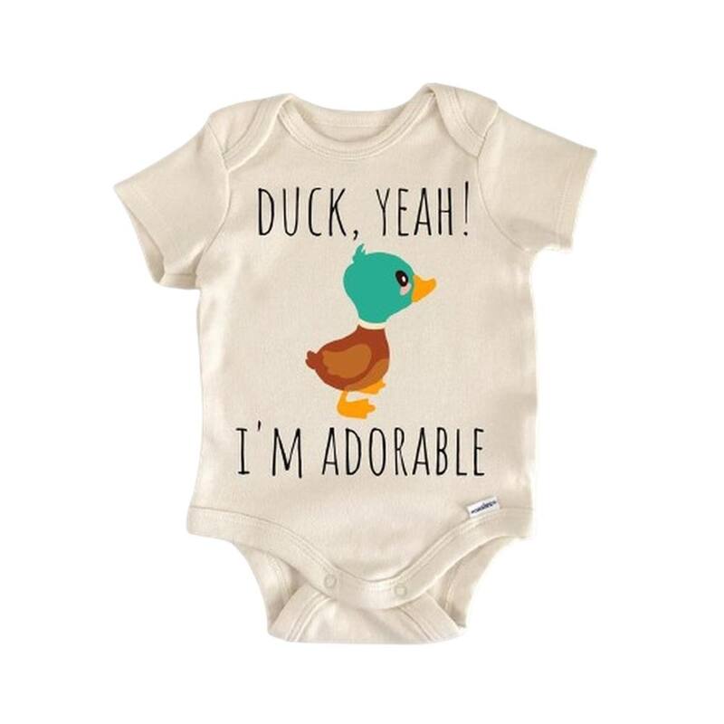 Duck Hunting Teal - Baby Boy Girl Clothes Infant Bodysuit Funny Cute Newborn