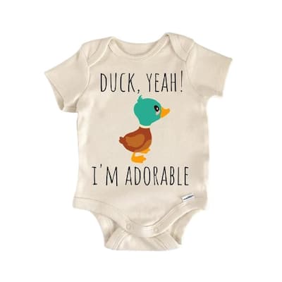 Duck Hunting Teal - Baby Boy Girl Clothes Infant Bodysuit Funny Cute Newborn