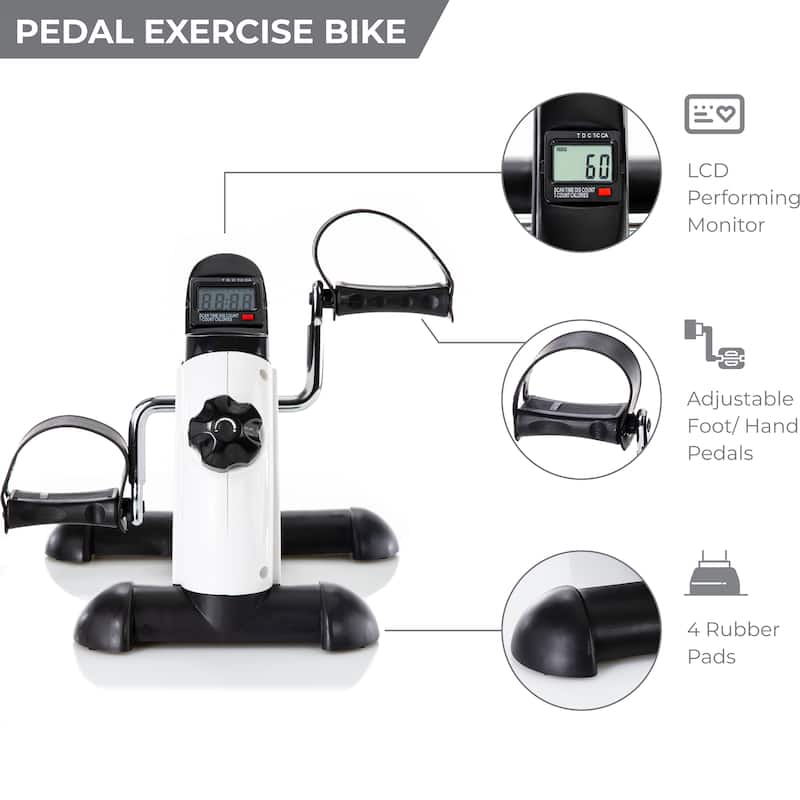 Pedal Exercise Mini Cycle Bike Great for Home or Office Workout