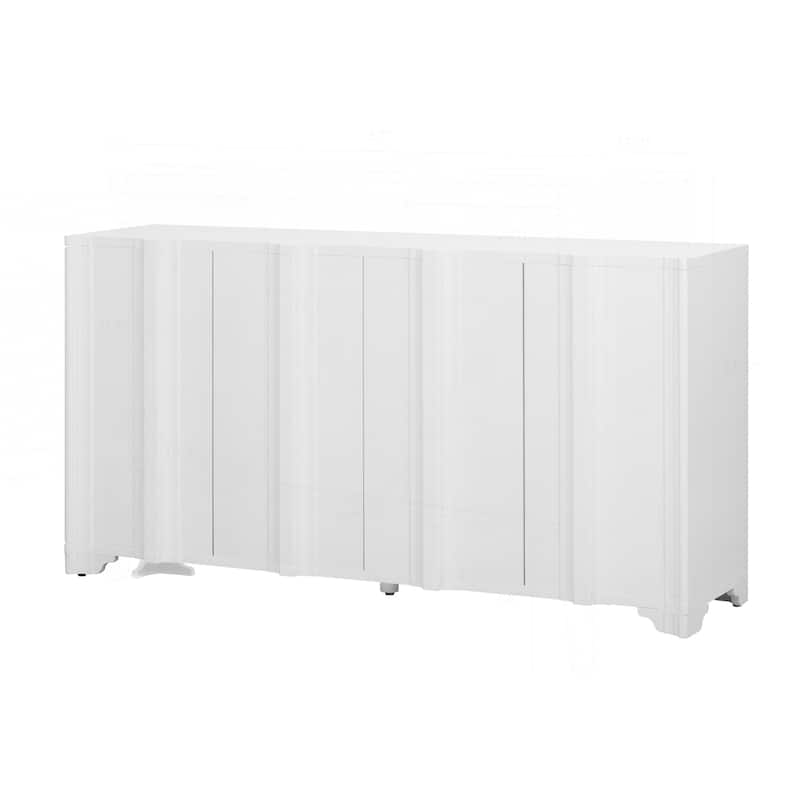 Sophisticated 4-Door Sideboard with Intricate Design