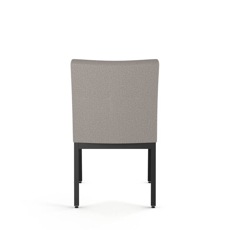 Amisco Perry Set of 2 Upholstered Dining Chairs with Metal Legs