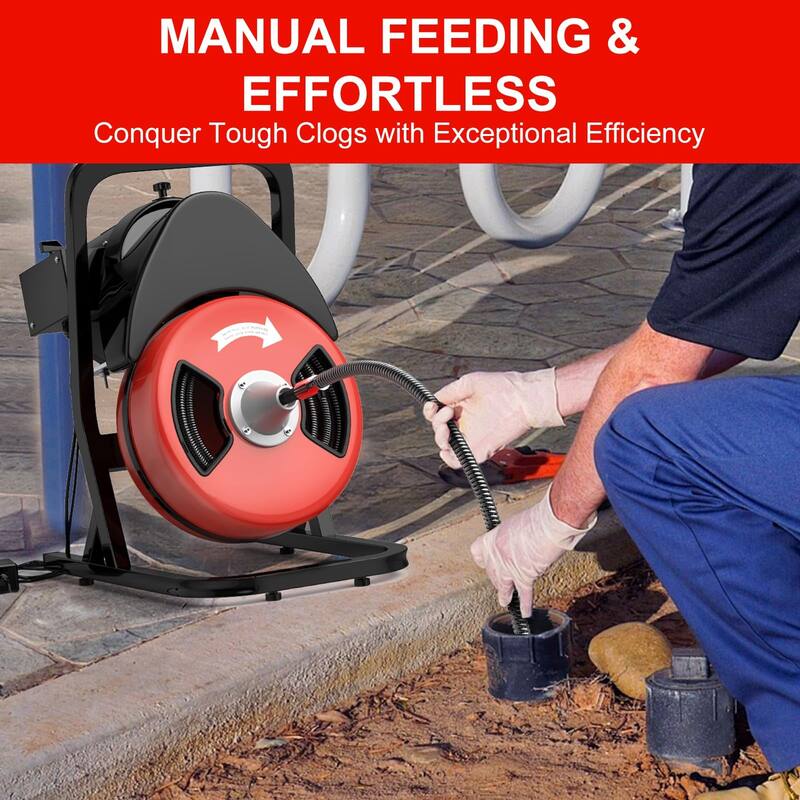 Electric Drain Cleaning Machin, Auto Feed Sewer