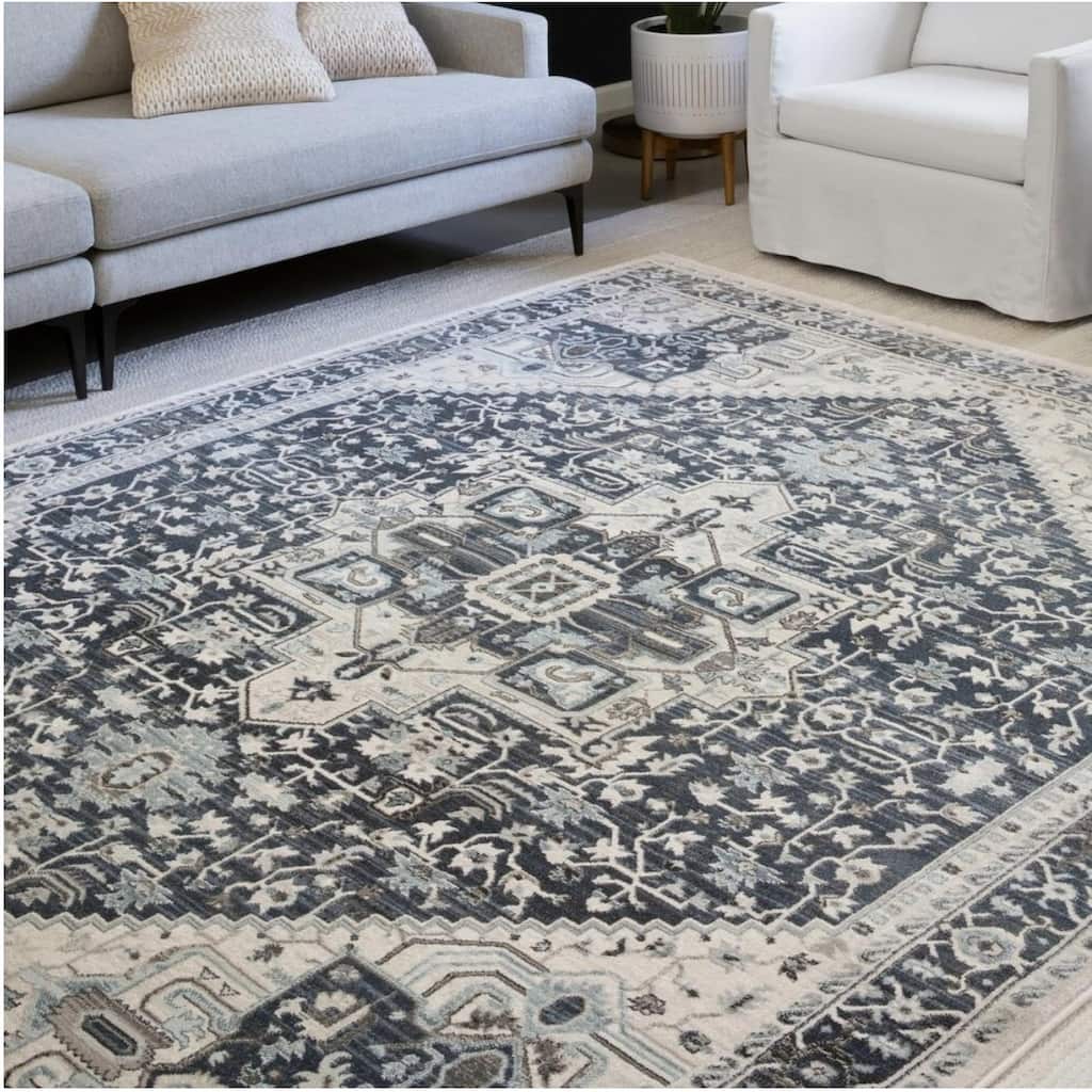 Alexander Home Selma Medallion Area Rug