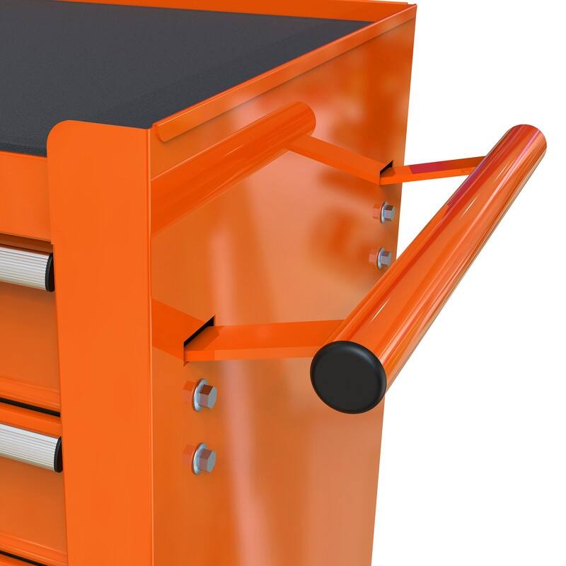 4-Drawer Rolling Tool Cart Storage Tool Box Cabinet Locked Organizer