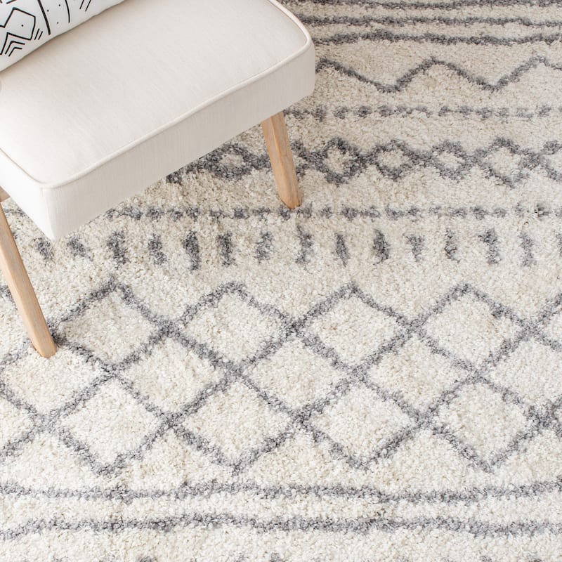 SAFAVIEH Arizona Lotta Shag Moroccan Boho 1.6-inch Rug