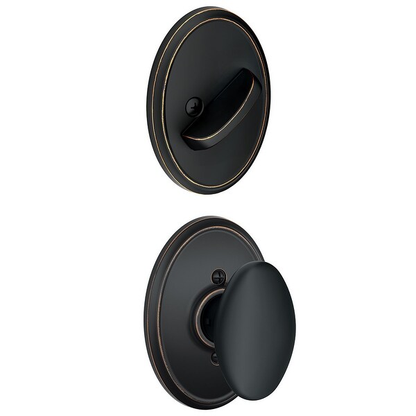 Schlage F94-SIE-WKF Siena One-Sided Dummy Interior Pack with Wakefield Trim - Exterior Handleset Sold Separately