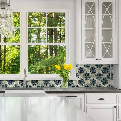 Merola Tile Livorno Decor Vechio 7.86" x 7.86" Ceramic Wall Tile