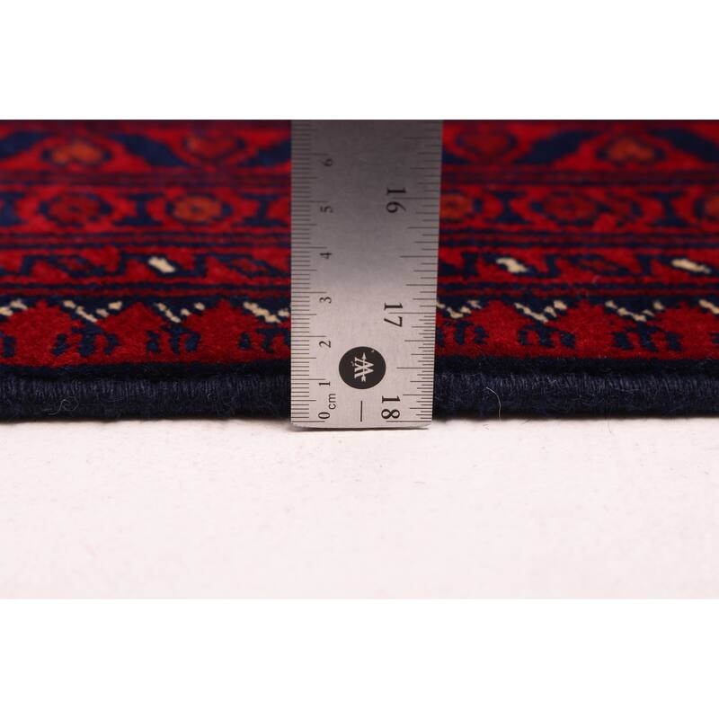 ECARPETGALLERY Hand-knotted Finest Khal Mohammadi Red Wool Rug - 6'10 x 10'2