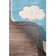 preview thumbnail 17 of 22, Nuloom Handmade Modern Clouds Pattern Kids Area Rug