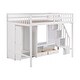 preview thumbnail 20 of 26, Full Size Loft Bed with Wardrobe,Storage Table and Storage Staircase