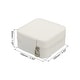 preview thumbnail 7 of 9, Travel Jewelry Case Jewelry Organizer Box with Mirror Square Style 1 White