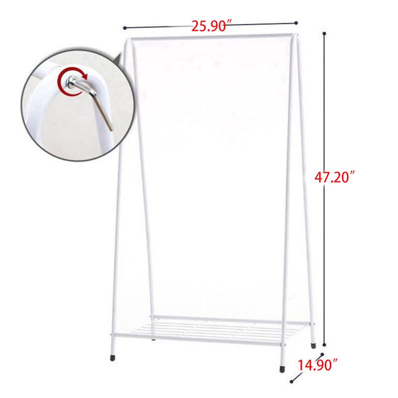 Metal Coat Hanger with Storage Shelf Bed Bath & Beyond 37159778