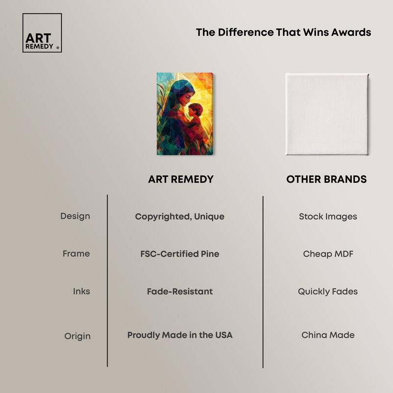 Facet of Feeling Canvas by Art Remedy, Gallery Wrapped