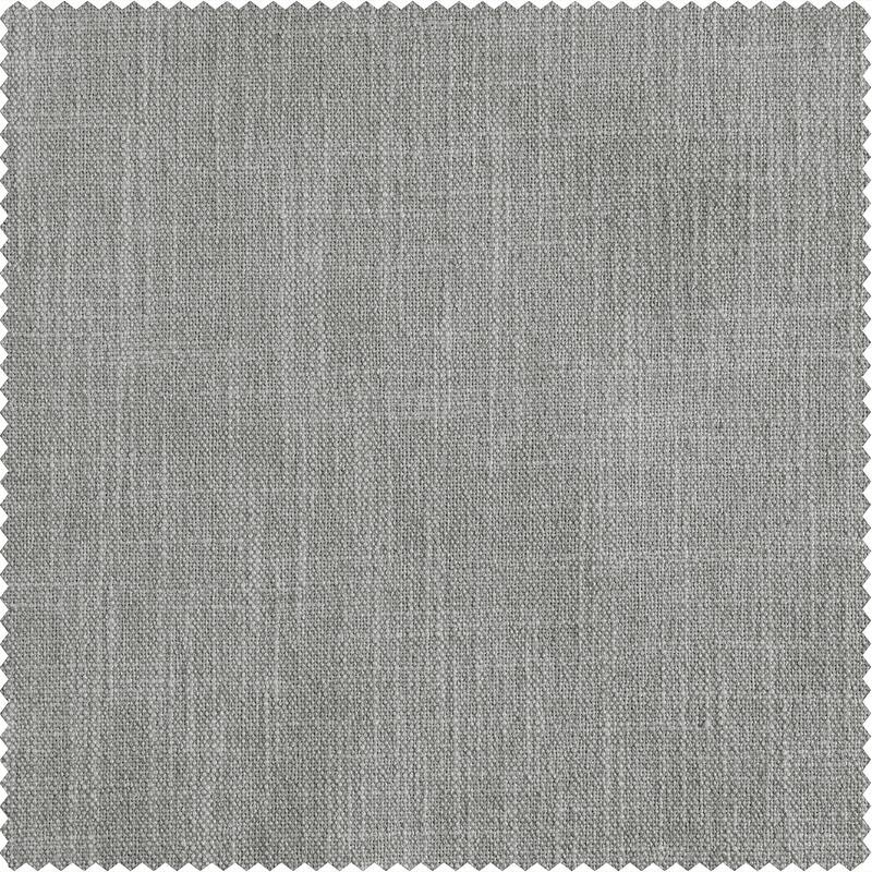 Exclusive Fabrics Basic Faux Linen Curtain Pair - 2 Panels - Light Filtering Window Curtains